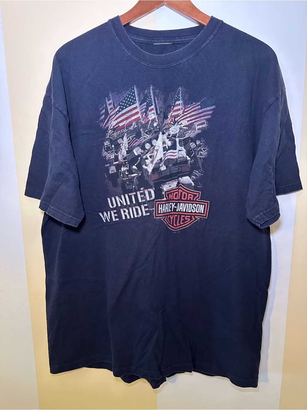 Vintage Harley Davidson T Shirt United We Ride Myrtle Beach SC Mens XL 2XL